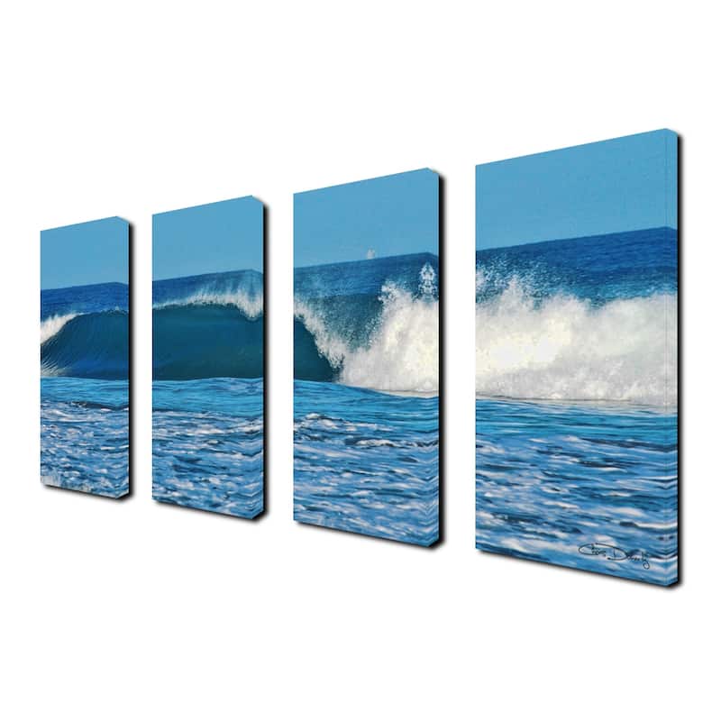 Ready2HangArt 'Ocean Motion' 4-Piece Wrapped Canvas Wall Art Set