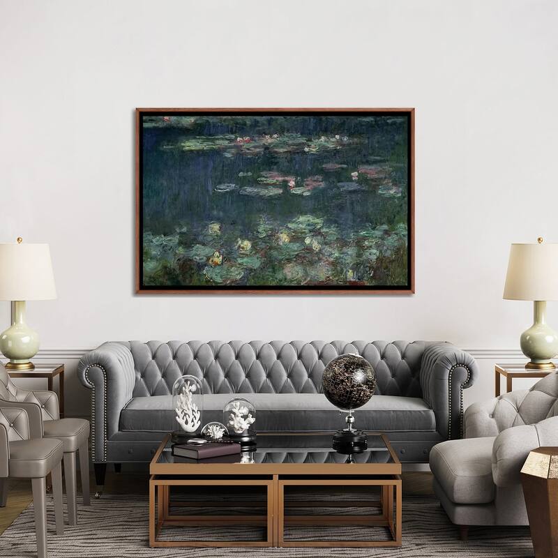 Large Wall Art, Framed Art, Modern Art, Plants, Botanical, by Claude Monet