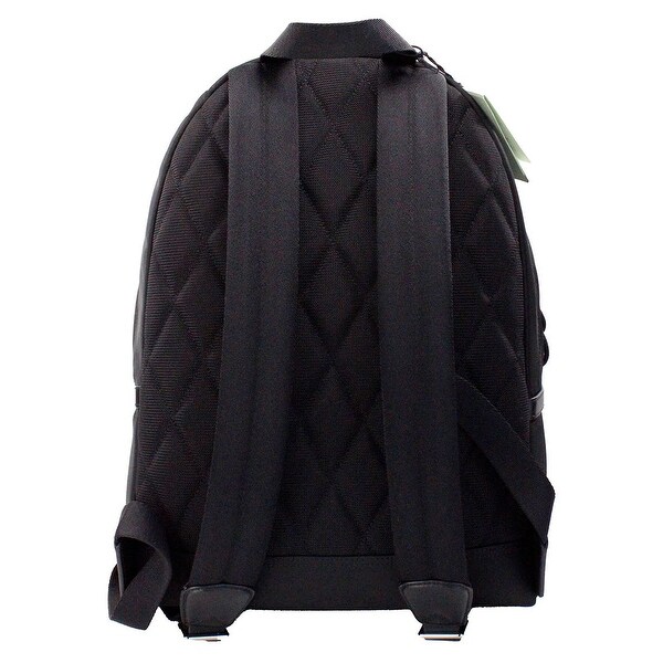 Burberry Abbeydale Branded Stamp Black Nylon Backpack Shoulder