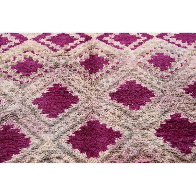 Tribal Moroccan Oriental Home Decor Area Rug Wool Hand-knotted Carpet - 5'11" x 10'10"