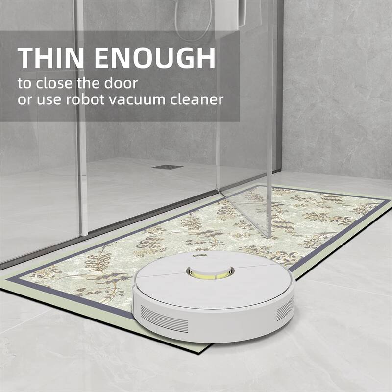 Bath Mat Rug-Thin Quick Dry