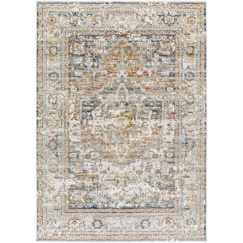 Livabliss Edmonton Traditional Border Area Rug