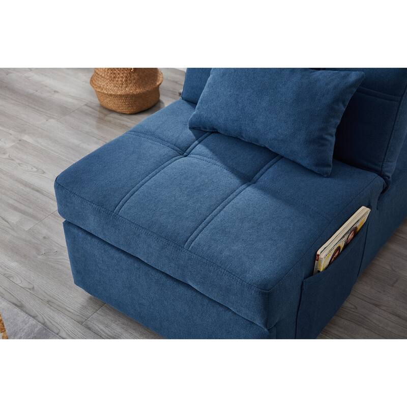 Linen Fabric Recliner Chair Bed Bed Bath & Beyond 39048166