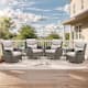 Option Grey Rattan - Beige Cushion