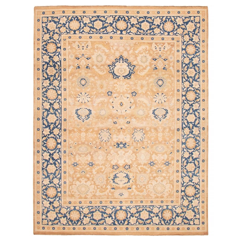 ECARPETGALLERY Hand-knotted Pako Persian 18 Of 20 Brown Wool Rug - 9'1 x 11'9 - Light Brown - 9'1 x 11'9