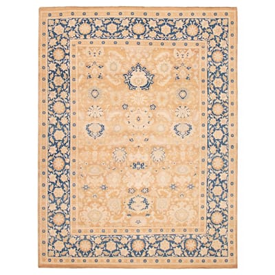 ECARPETGALLERY Hand-knotted Pako Persian 18 Of 20 Brown Wool Rug - 9'1 x 11'9