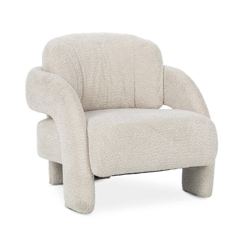Classic Home Salino Upholstered Fabric Lounge Accent Chair