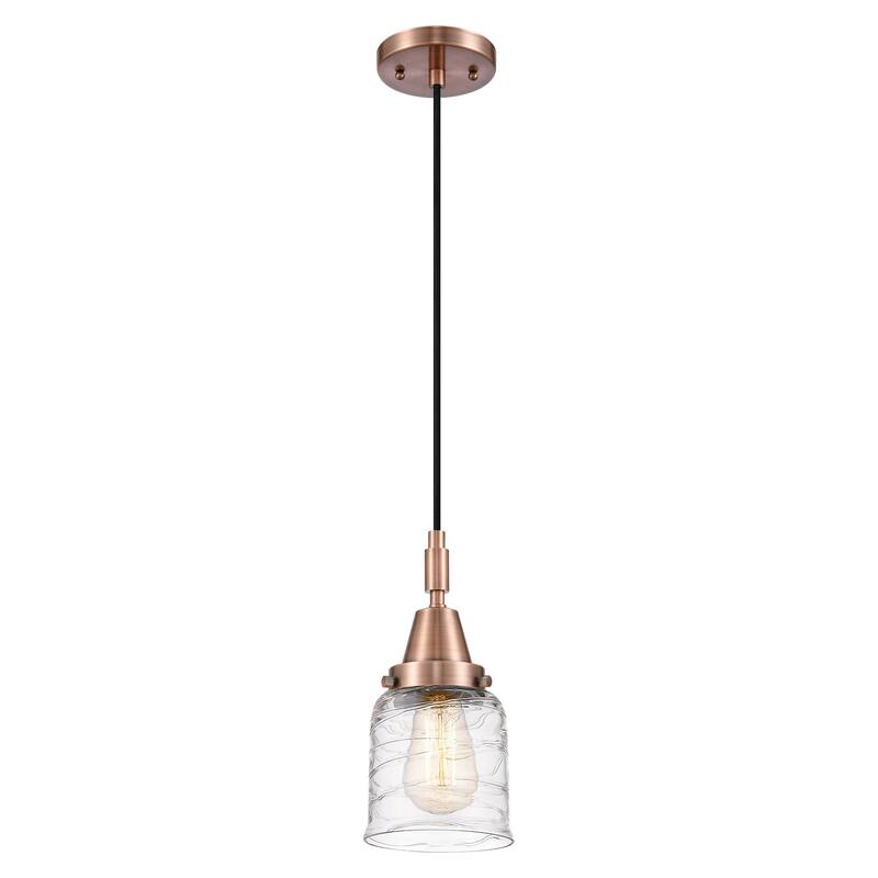 Innovations Lighting 447-1P-G513 Bell 5" Wide Mini Pendant with Clear