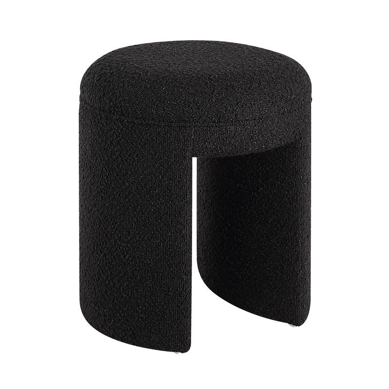 Amrah 16.93" Height Stool, Black