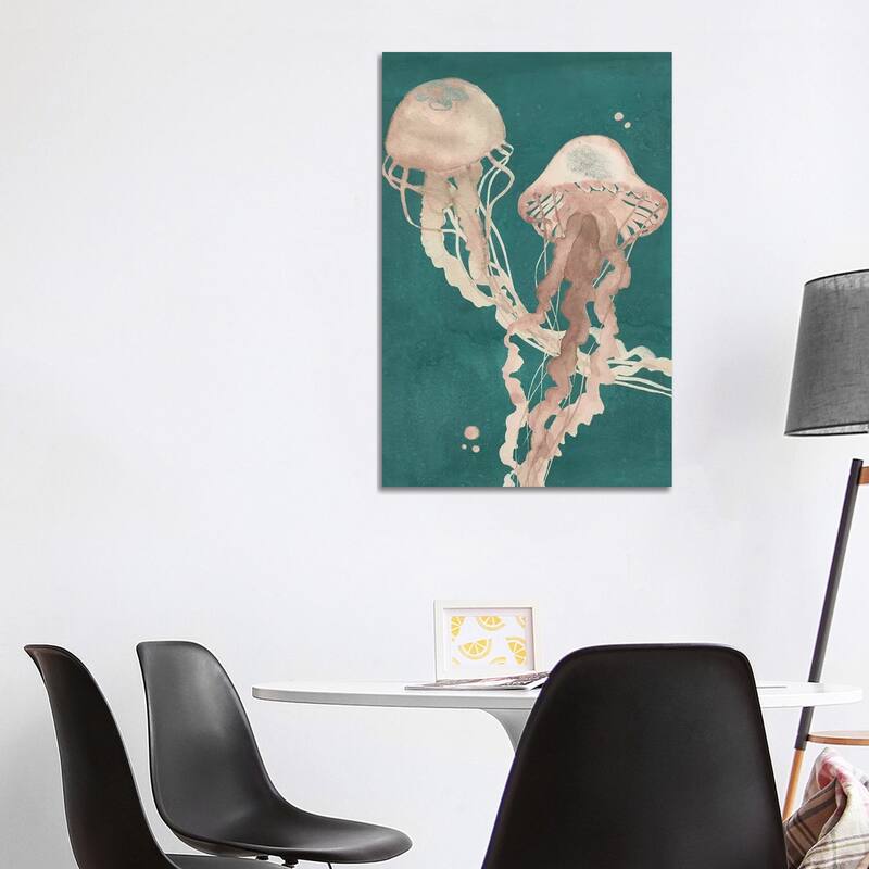 iCanvas "Jellyfish Dance I" by Grace Popp Canvas Print - 40x26x1.5