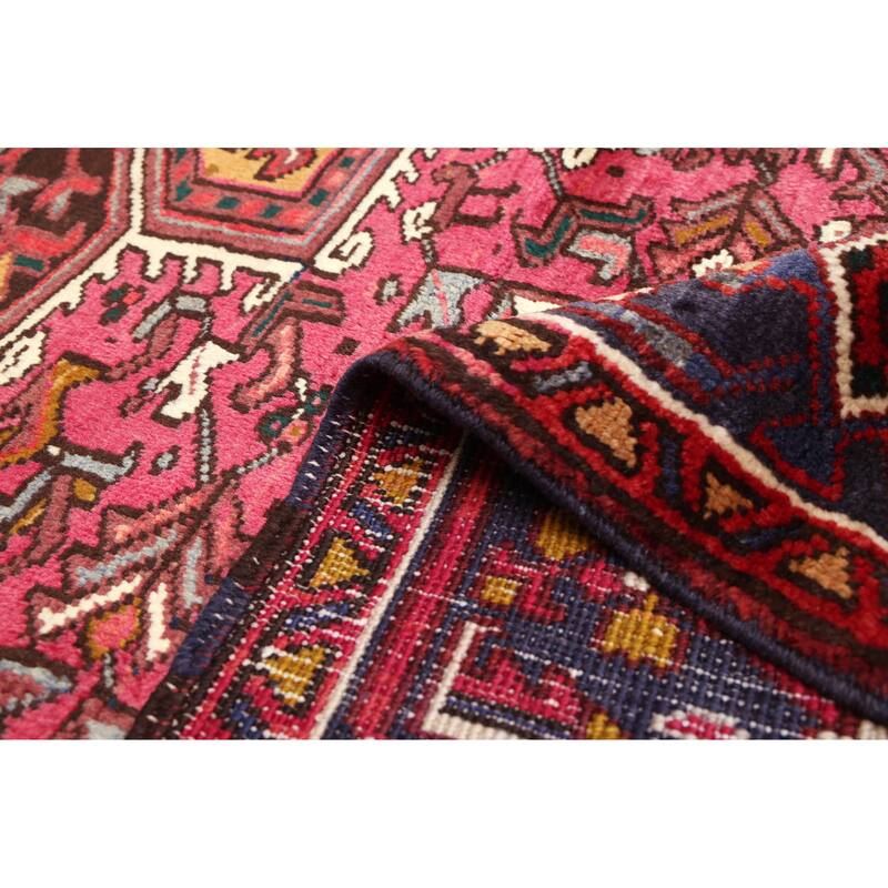 ECARPETGALLERY Hand-knotted Sarabi Burgundy Wool Rug - 7'9 x 10'8