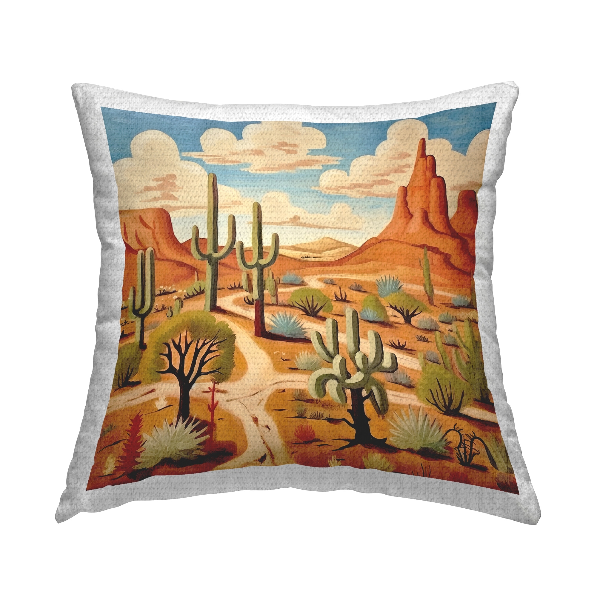 Stupell Modern Canyon Valley Printed Outdoor Throw Pillow Design by Lazar Studio