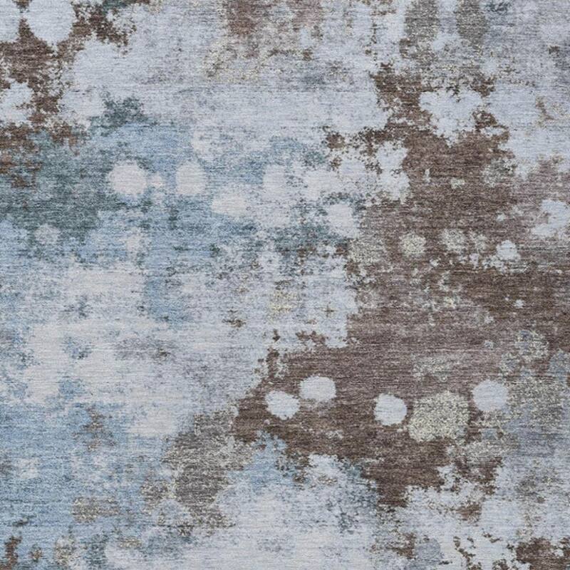 HomeRoots Abstract Transitional Rectangle Outdoor Rug