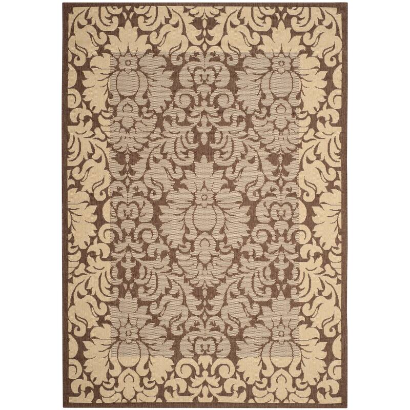 SAFAVIEH Courtyard Peggie Indoor/ Outdoor Patio Backyard Rug