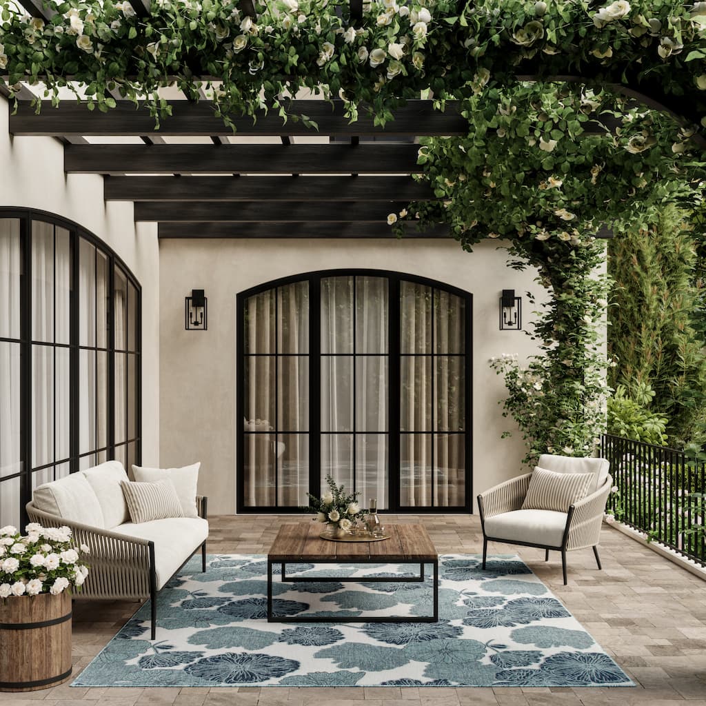 Nourison Garden Oasis Indoor/Outdoor Nature Area Rug