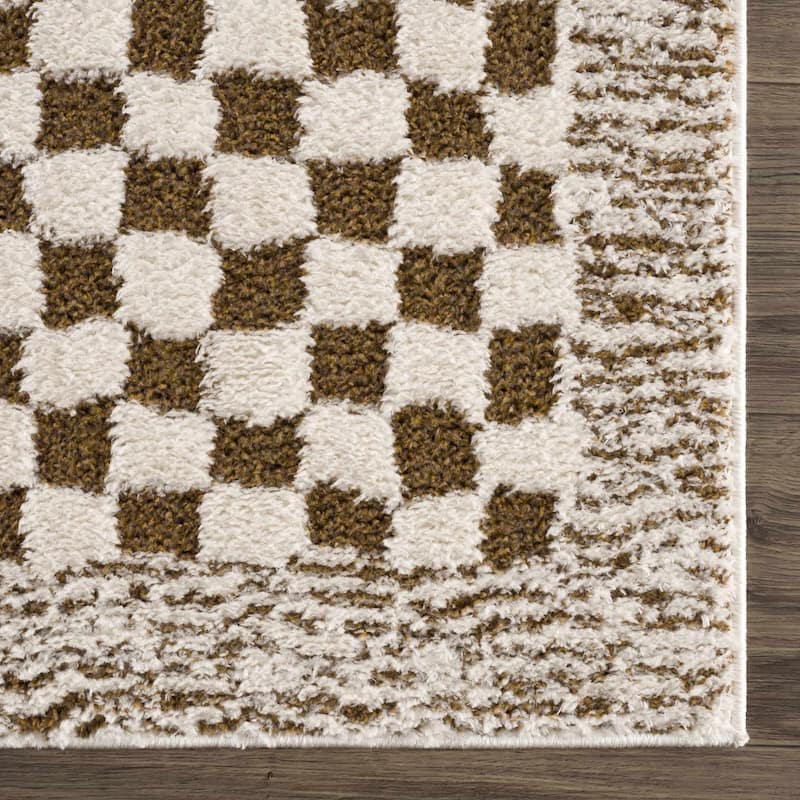 Hauteloom Leryn Hallway, Kitchen Runner Rug - High Pile - Off White - 2'8" x 7'3"
