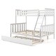 preview thumbnail 20 of 18, Costway Twin Over Full Bunk Bed with Trundle Ladder Safety Guardrails - See Details