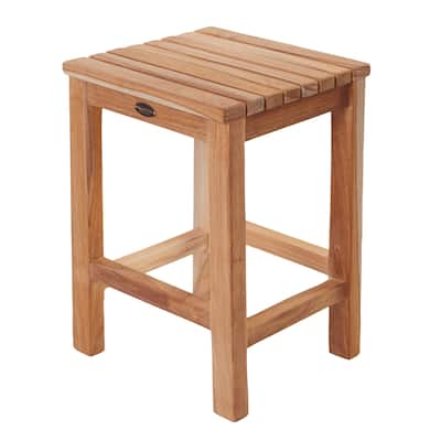 Teak Shower Bench SUN 12" (30 cm)