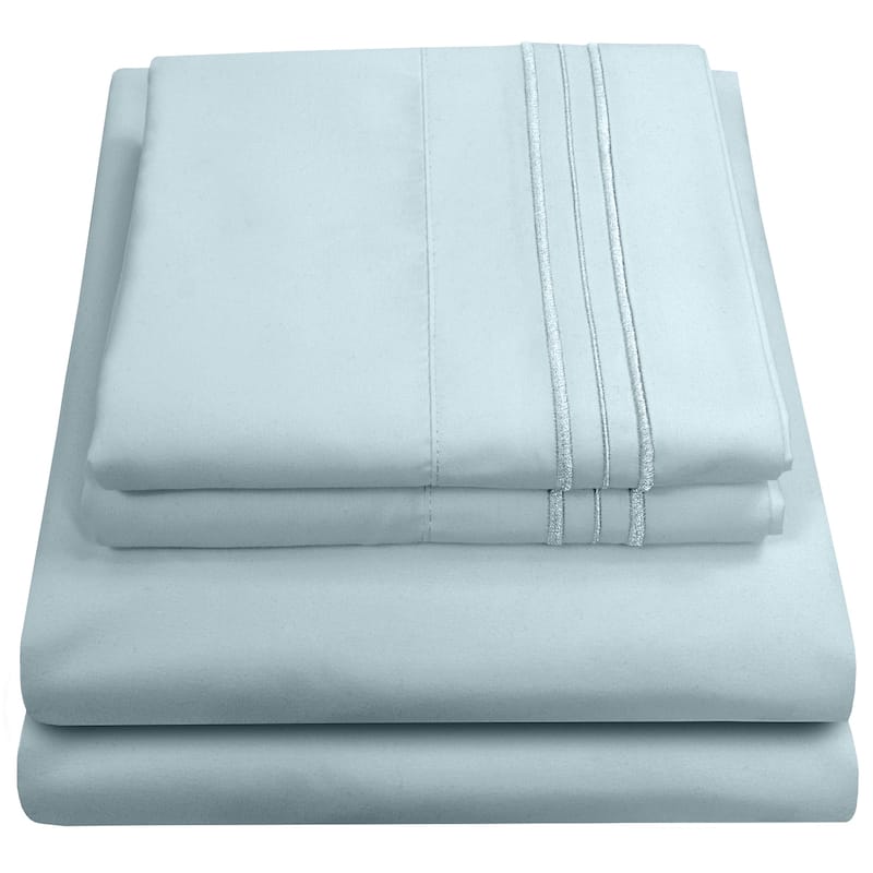 Sweet Home Collection Triple Stitch 4-piece Bed Sheet Set
