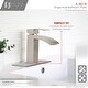 preview thumbnail 29 of 33, Stylish Single-Hole Bathroom Faucet Plate A-801
