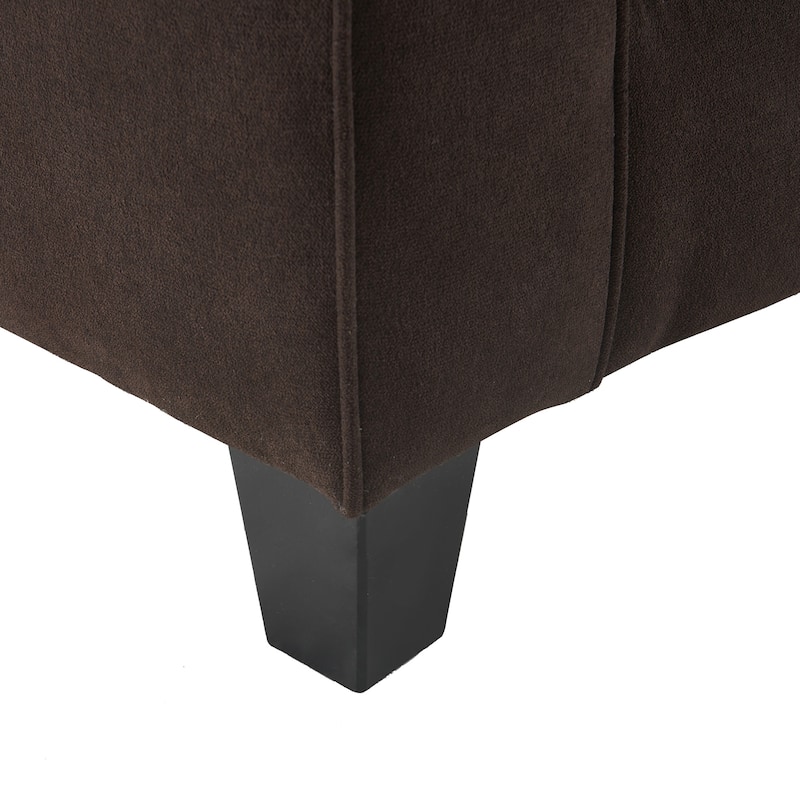 Serta Copenhagen 73" Sofa Couch for Two People, Pillowed Back Cushions and Rounded Arms, Durable Modern Upholstered Fabric