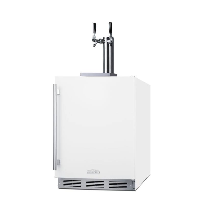Summit SBC58BIADAWKDTWIN 24" Wide 5.5 Cu. Ft. Built-In Wine Double Tap