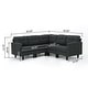 preview thumbnail 3 of 20, Emmie Mid-century Modern 5-piece Sectional Sofa Set by Christopher Knight Home