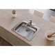 preview thumbnail 9 of 8, Elkay Dayton 25" Drop In Single Basin Stainless Steel Kitchen Sink - 3 Faucet Holes