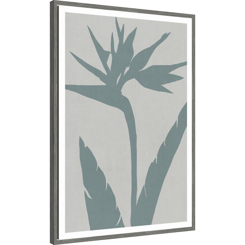 Bird of Paradise by Cartissi Framed Canvas Wall Art Print