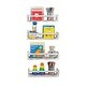 preview thumbnail 20 of 23, Wallniture Utah Wood Wall Shelves for Book and Toy Storage (Set of 4)