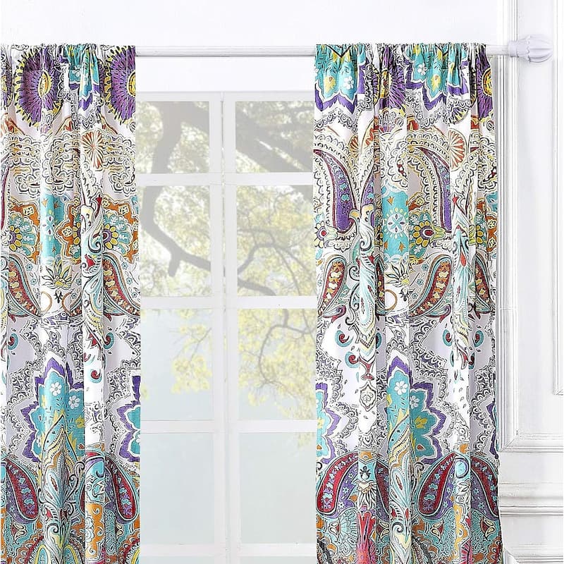 The Curated Nomad Horsdal Curtain Panels - Set of 2 - 84 x 84 inches