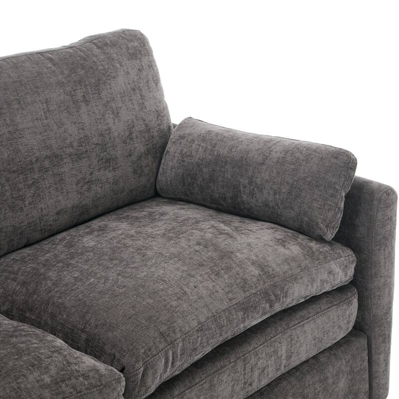 89" Oversized Chenille Cloud Comfy 3-seater Sofa