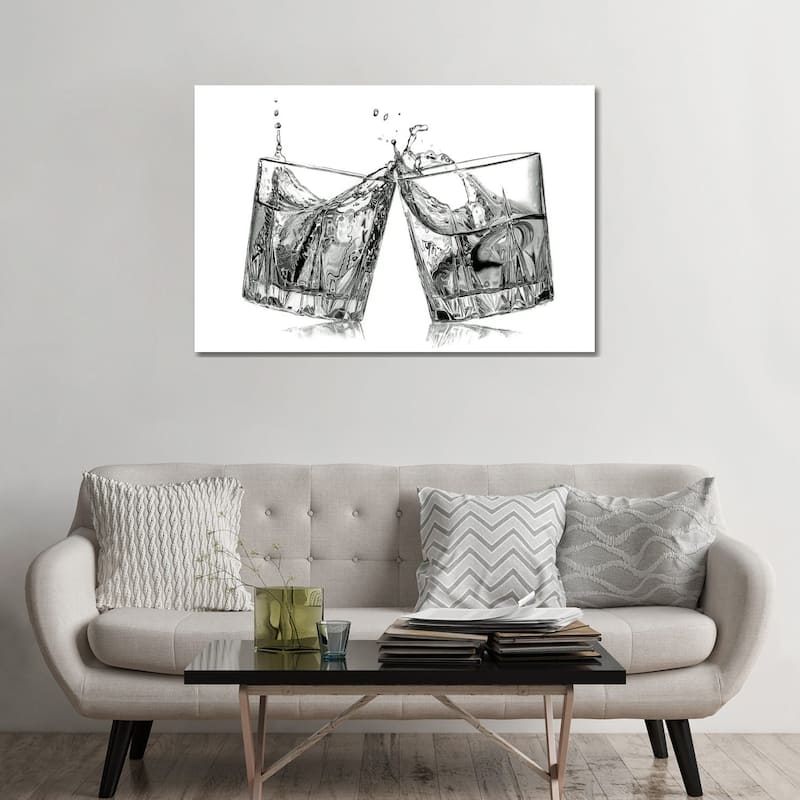 iCanvas "Bourbon Cheers" by Paul Stowe Canvas Print - 32x48x1.5