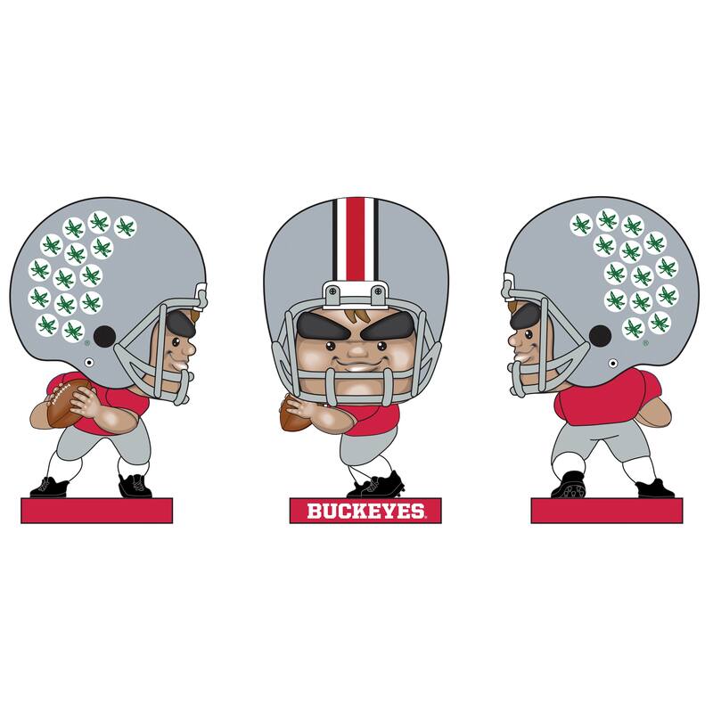 NCAA Team Lil Big Head Resin Indoor/Outdoor Garden Desk Statue - Ohio St