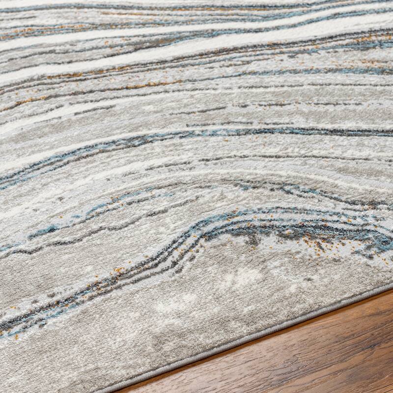 Livabliss San Fran Marbled Abstract Area Rug