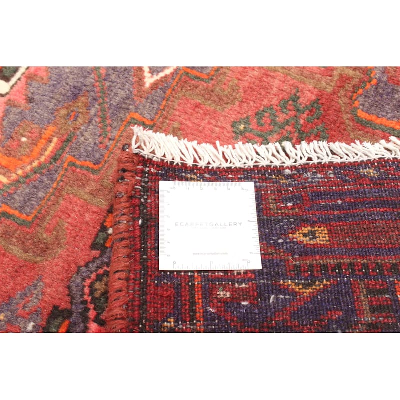 ECARPETGALLERY Hand-knotted Andelz Red Wool Rug - 4'2 x 6'2