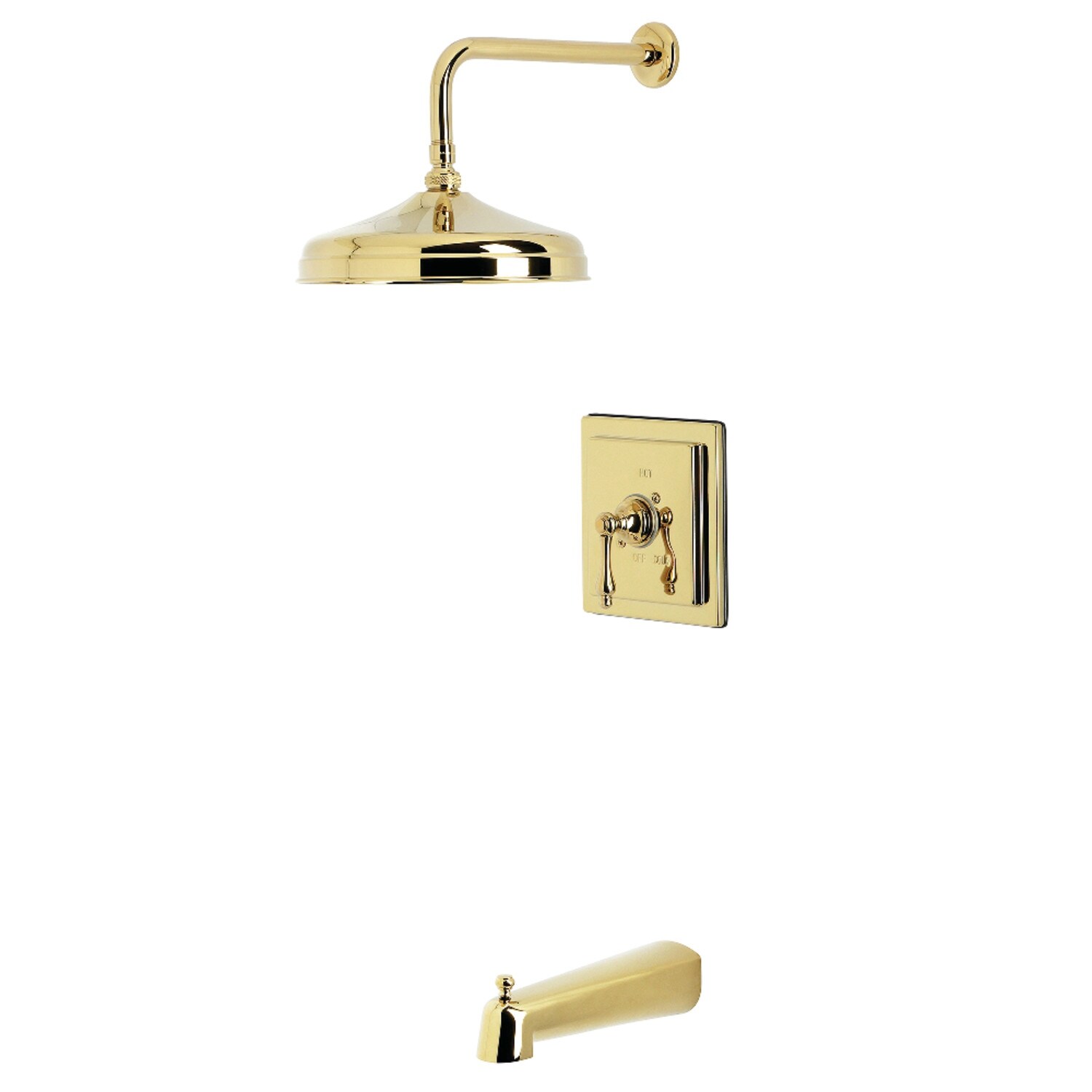 Kingston Brass Single-Handle Pressure Balanced Tub and Shower Faucet