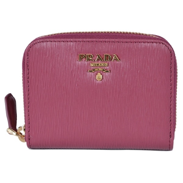 matte saffiano leather coin pouch wallet