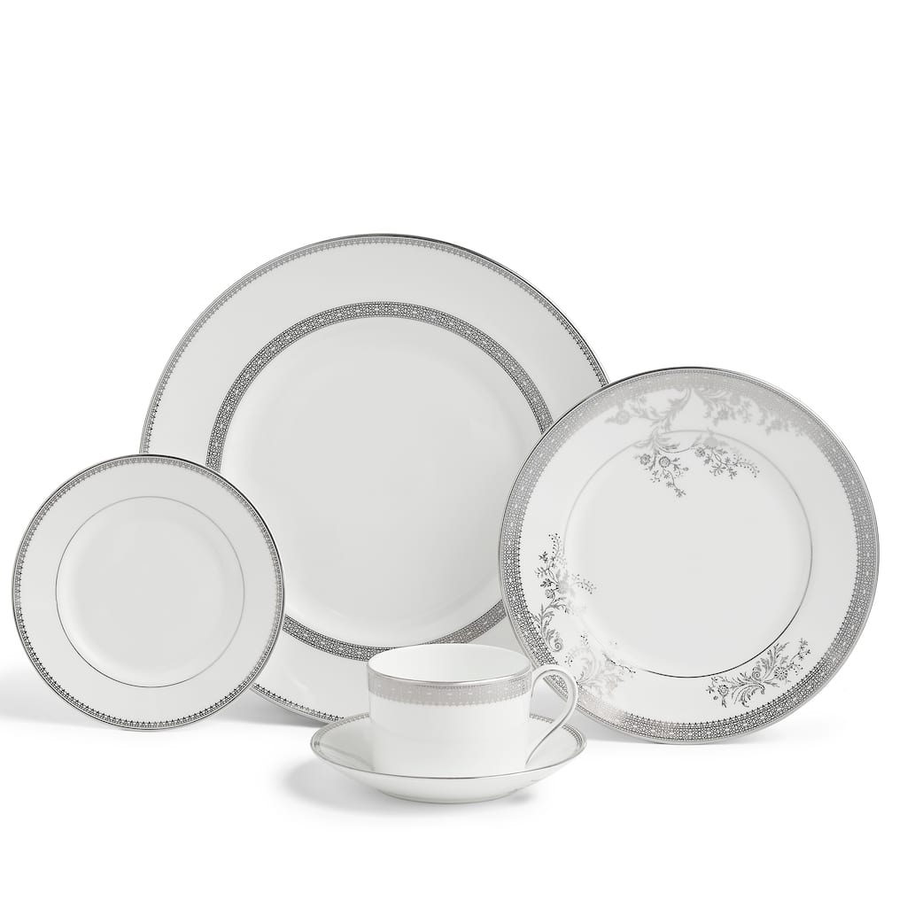 Vera Wang Lace Dinnerware Set, 10 Pieces