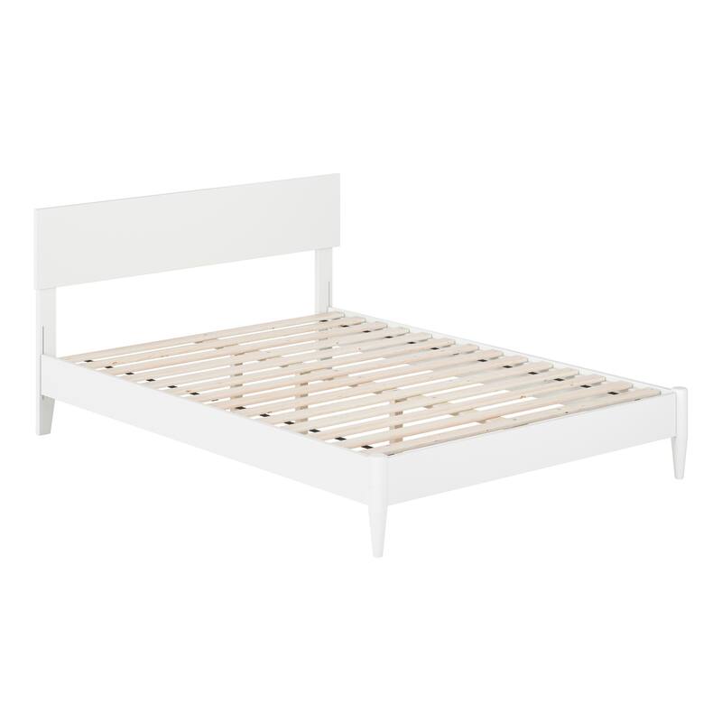 Aria Solid Wood Modern Low Profile Platform Bed