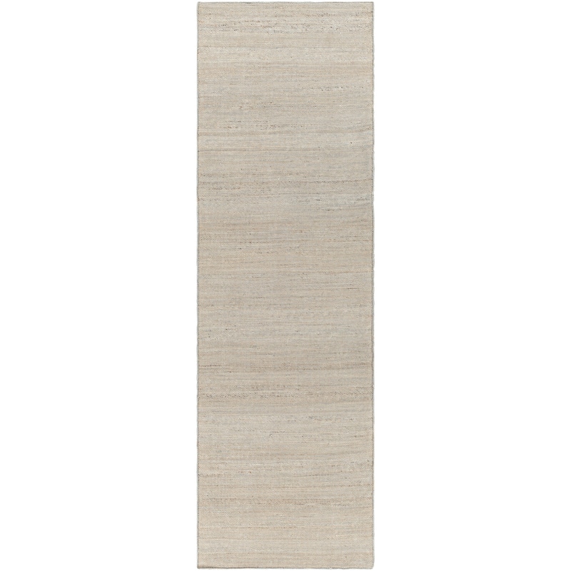 Artistic Weavers Alvito Hand Woven Solid Jute Rug - 2'6" x 8' Runner - Oatmeal