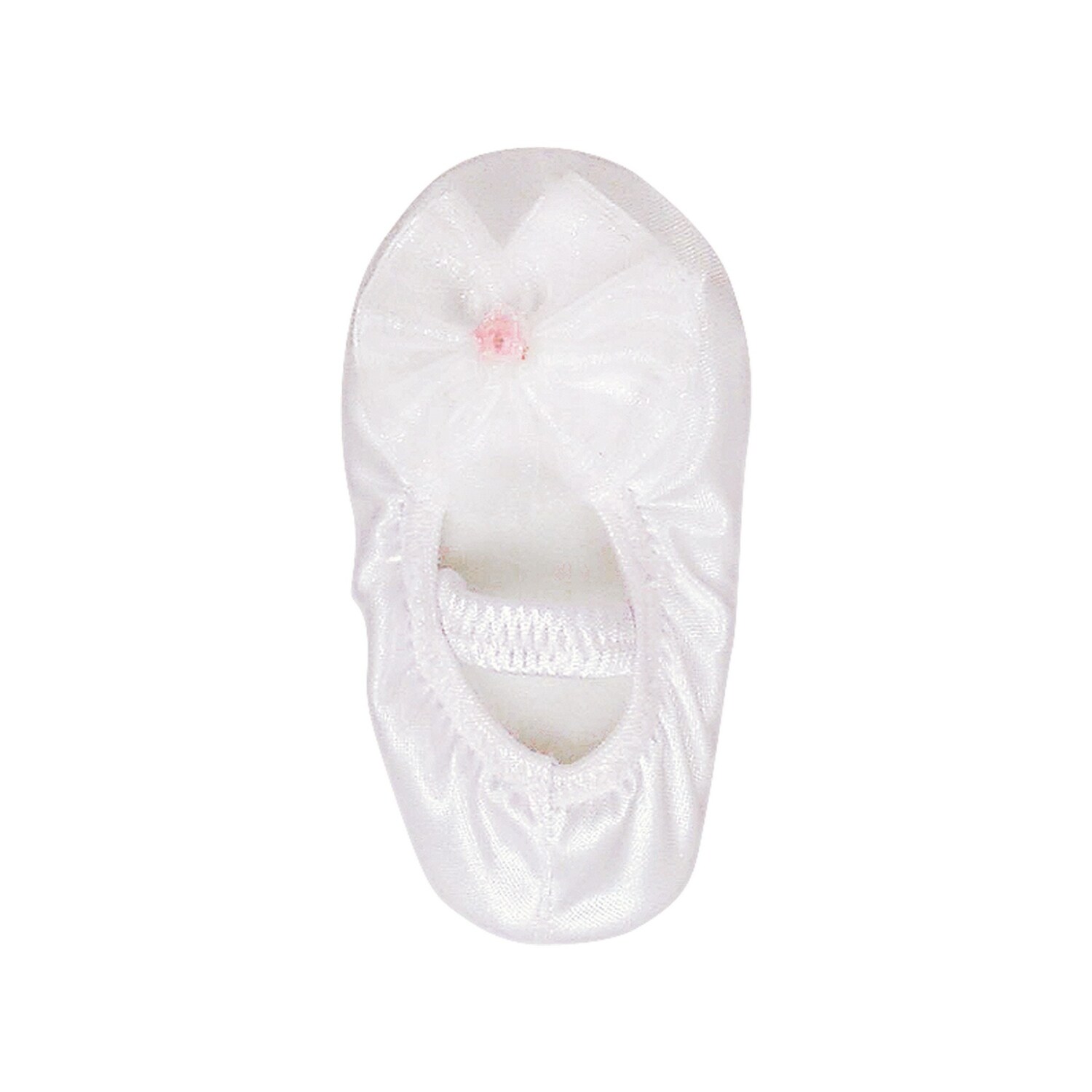 girls white ballet slippers