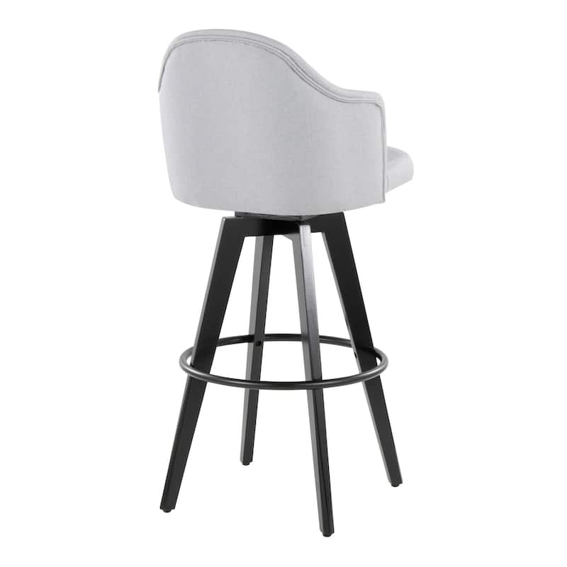 Ahoy Upholstered 30" Fixed-Height Barstool - Set of 2