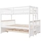 preview thumbnail 10 of 55, Multifunctional Twin over Full Bunk Bed with Trundle, Drawers & Separable Design