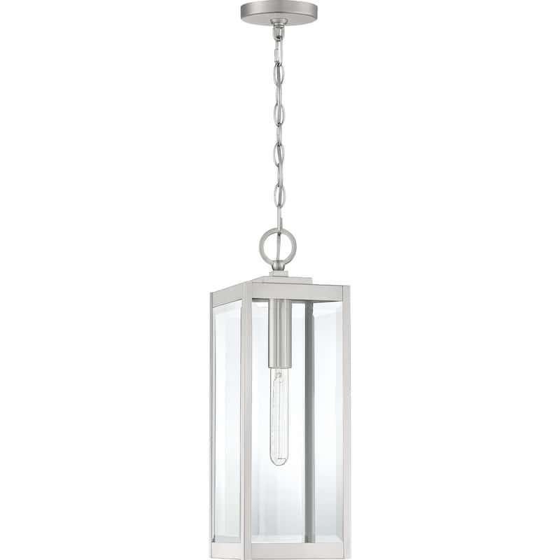 Westover 1-Light Outdoor Lantern in Stainless Steel - Stainless Steel