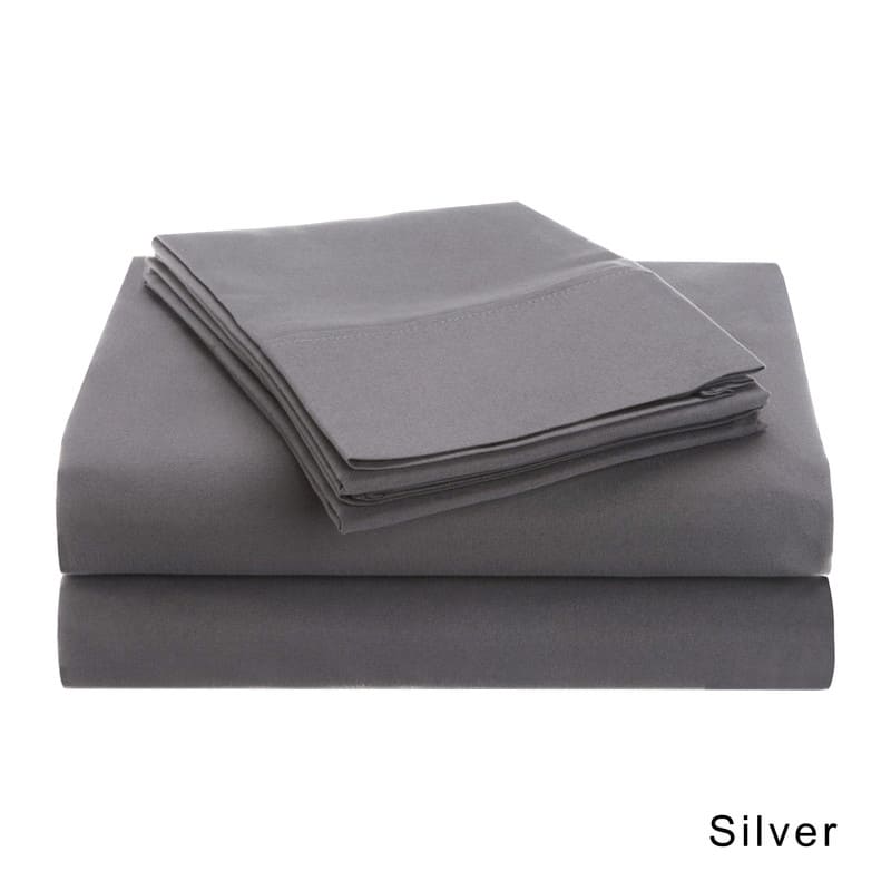 Superior Brushed Microfiber Solid Deep Pocket Sheet Set