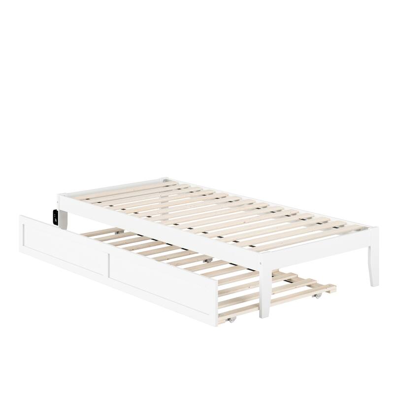 Colorado Bed with USB Turbo Charger and Twin Extra Long Trundle