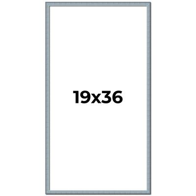 19x36 Frame Rustic Sky Blue Solid Wood Picture Frame | 0.75 Inch