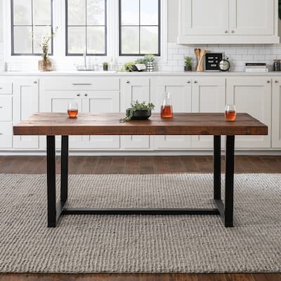 Middlebrook Solid Wood 72-inch Distressed Dining Table