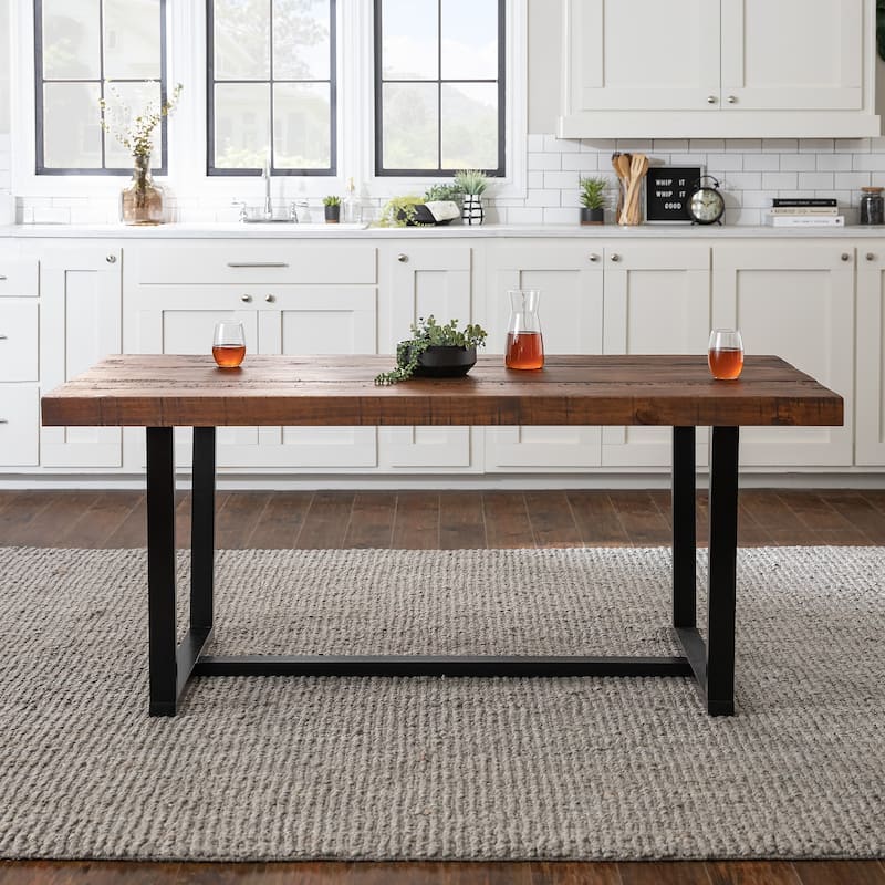 Middlebrook Solid Wood 72-inch Distressed Dining Table